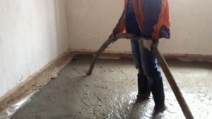 Теплый пенобетонный пол .