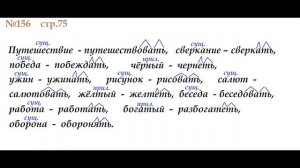 ГДЗ 4 класс, Русский язык, Упражнение. 156  Канакина В.П Горецкий В.Г Учебник, 2 часть