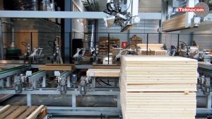 PUSH 250 с разгрузчиком SC4 деталей различного размера