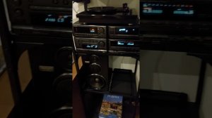 Technics SH-CH900 best mini HI-FI 90's, playing portuguese hip-hop CD