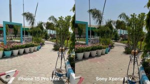 iPhone 15 Pro Max vs Sony Xperia 5 V Camera Test