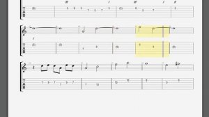 Metallica   Ecstacy Of Gold guitar tablature