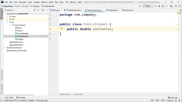 12 - Multilevel Inheritance : Java OOP (Darija) смотреть онлайн
