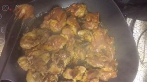 Жареная куриная печенка с душистыми специями. Приготовление куриной печенки вкусно!