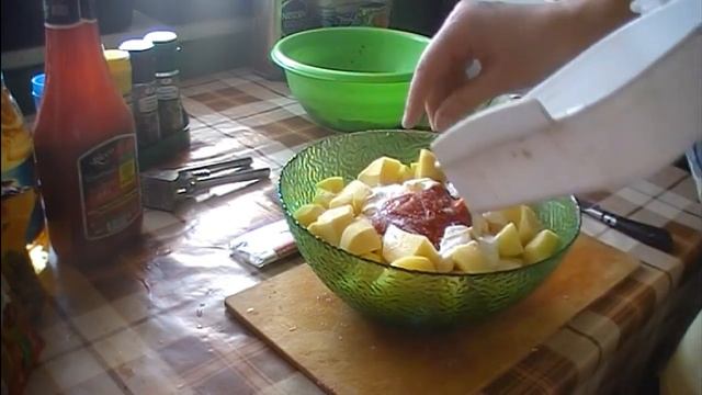 Мясо запеченное с картофелем в рукаве смотреть онлайн