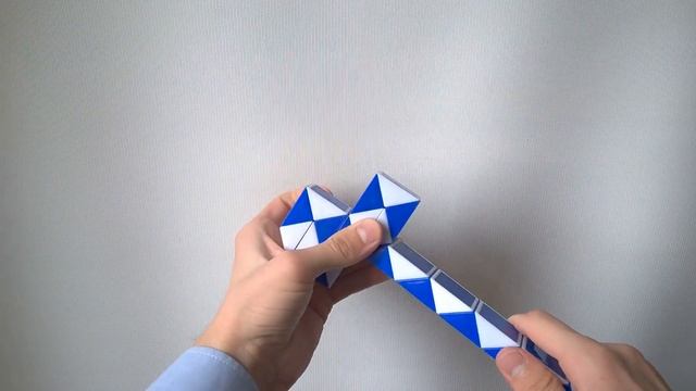 Фигуры из змейки Рубика. Урок 41. Снеговик