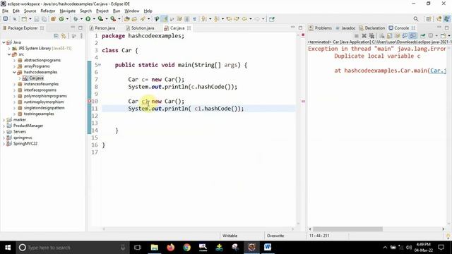 Java basics (part 28) explained to string, hashcode and equals method with examples#java #coding