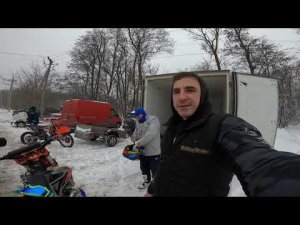 Адовый снежный прохват/В снег только на шипах!)Аксайские балки/январь23/Обкатка GR8 2T