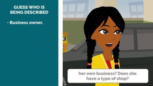 English conversation game - Guess who is being described professions #1