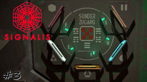 Открытие двери стихий. Поиск ключей-карт - #3 - Signalis