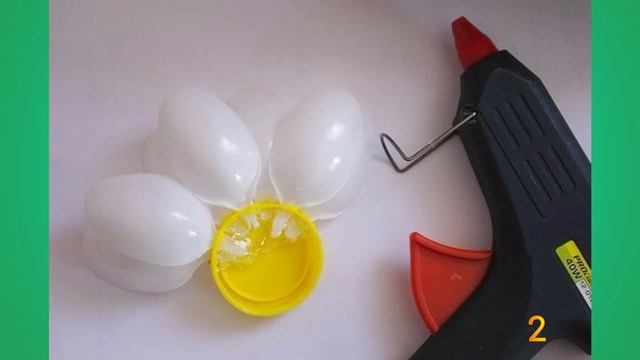 Мастер-класс "Ромашка из пластиковых ложек" смотреть онлайн