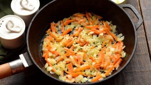 Гречка с кальмарами