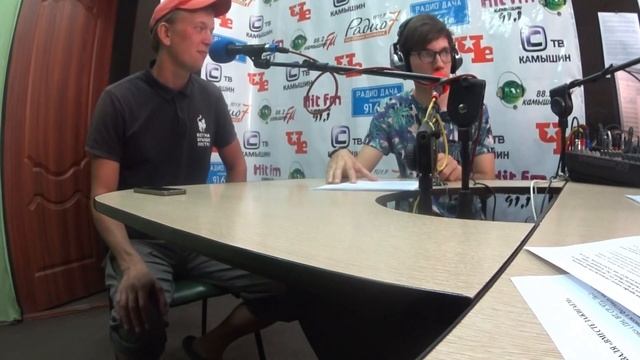 1300 км на байдарке по Волге. Интервью на радио «Камышин ФМ» смотреть онлайн