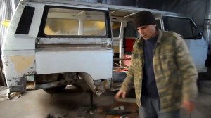 Транспортер т3 кузовные работы.