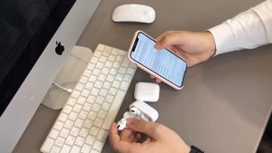 Подключение и основные настройки наушников AirPods