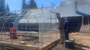 Теплица Капелька: сборка и обзор. "Мое Подворье"