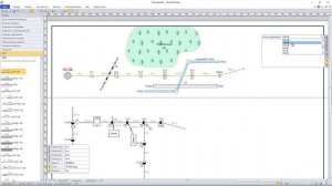 Трафареты Visio Поопорная схема ЛЭП