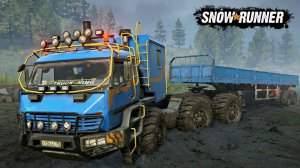 SNOW RUNNER - СПЛОШНАЯ ГРЯЗЬ - БОЛЬШИЕ ГРУЗОВИКИ - ПЕРЕВОЗКА ГРУЗОВ - БЕЗДОРОЖЬЕ И БОЛОТА
