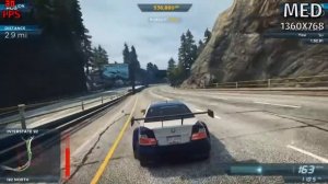 NFS Most Wanted 2012 - AMD Ryzen 3 3200U Test - Acer Aspire A315-42