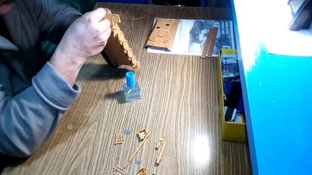 С НАСТУПАЮЩИМ  КРЕЩЕНИЕМ!------Сборка Ягдпантеры от Звезда--Часть 2