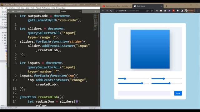 Blobify Your Web Design: Create Stunning Blobs with #html5  #css3  #javascript  | #webanimationzone