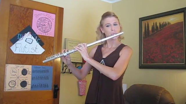 Sonata in F major, Allegro by Telemann for flute and piano смотреть онлайн