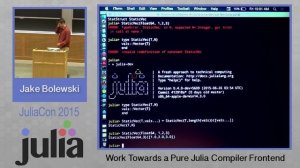 Jake Bolewski: Staged programming in Julia