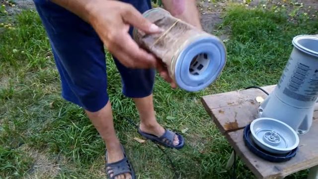 Используем штатный фильтр для очистки воды в бассейне многократно смотреть онлайн