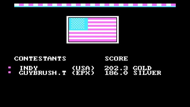 Winter Games (PC/DOS) Epyx, 1986 смотреть онлайн