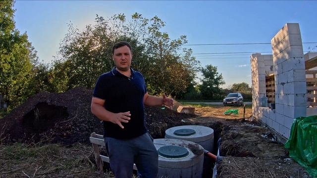 Самостоятельный монтаж септика.