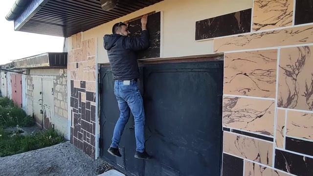 Испытание Фасадной Термопанели и Клей-Пены ТИТАН 60 СЕКУНД #гибкийкамень #термопанель