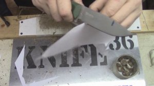 Тест 2. Нож Штурм кизляр, сталь PGK, финиш "веневцем" 7/5.