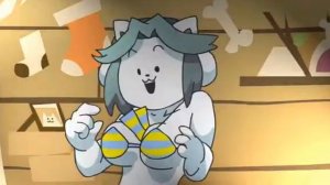 Undertale Анимация - Подсевший на TEM хлопья [Музыкальное видео] Tэмми (16+)