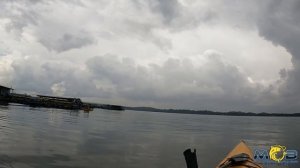 I couldn't outrun the storm! - Kayak Fishing Singapore