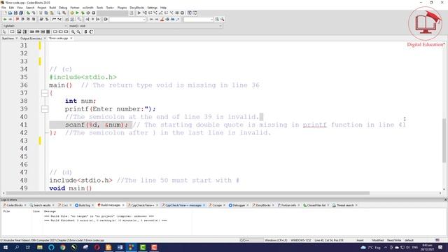10th Computer Chapter 2 | Solved Exercise | Programming Exercise Chapter No 2 | @DigitalEducation10