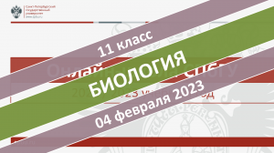 Онлайн-школа СПбГУ 2022-2023. 11 класс. Биология. 04.02.2023