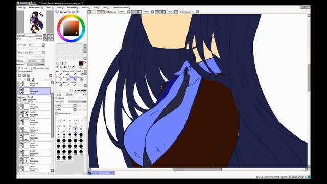 SPEEDPAINT SAI Anime смотреть онлайн