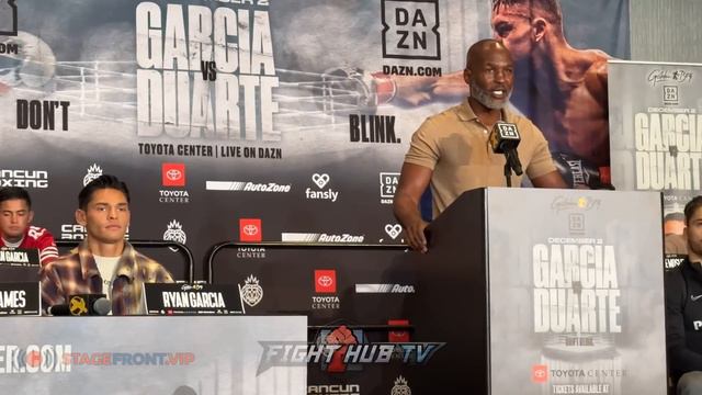 Bernard Hopkins Verbally JABS Ryan Garcia! Gives COLD STAREDOWN after criticism towards him!