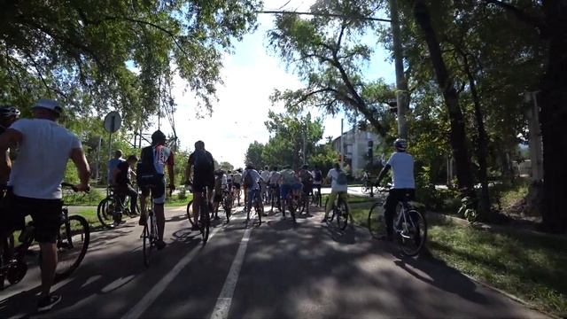 Велопробег по велодорожкам города