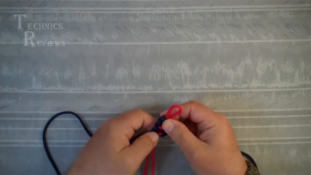 Плетение Кобра с наклонным стежком паракорд Solomon`s Slanted Path parachute cord