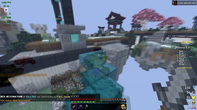 My first bedwars games on my new monitor | Hypixel Bedwars смотреть онлайн