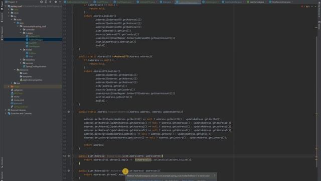 SpringBoot 1.2 How to work with DTO (Data Transfer Object) & Mapper ?