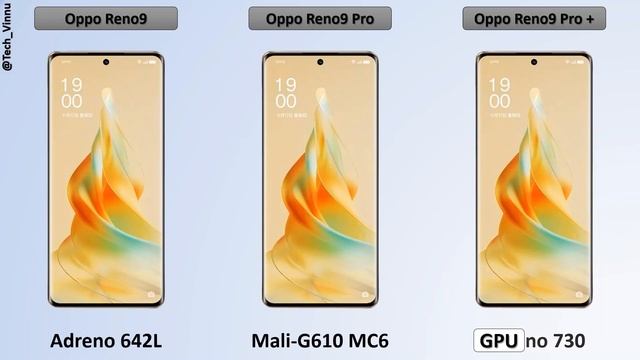 OPPO Reno 9 vs OPPO Reno 9 Pro vs OPPO Reno 9 Pro Plus | Comparison | @TechVinnu смотреть онлайн
