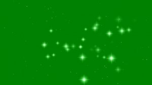 Звёзды, мерцание  Хромакей  Футаж