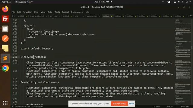 React interview questions in Hindi #4  Differences between class component and functional component