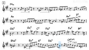 Recorda Me - Easy Solo Example for Alto Sax