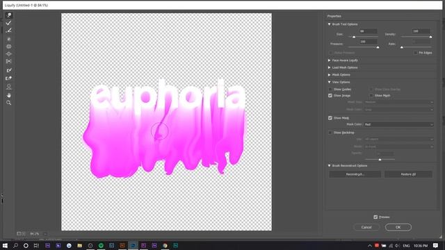 Liquid Text Effect - Adobe Illustrator & Photoshop CC Tutorial (2020)