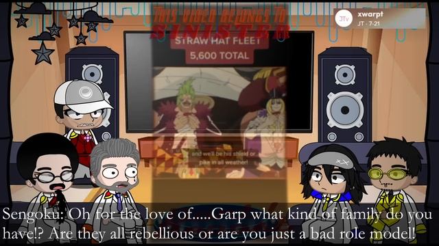 Past Marines React to Luffy  One Piece???  Reuploaded 