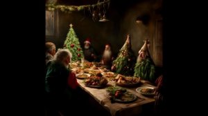 за столом сидели, мужики и ели