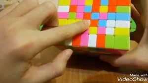 Как собрать кубик Рубика 8×8 / часть1